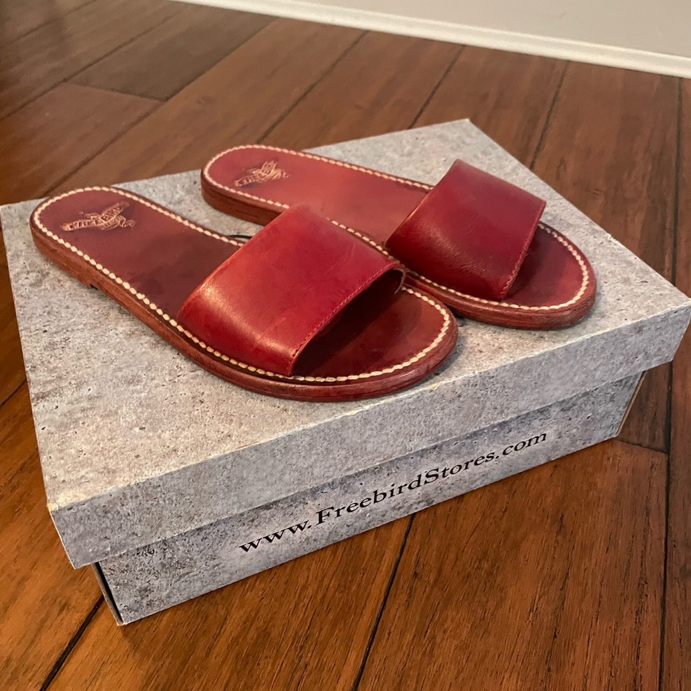 Freebird by Steven Golden sandals size 6